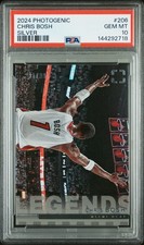 2024 PANINI PHOTOGENIC SILVER #206 CHRIS BOSH 21/99 PSA 10