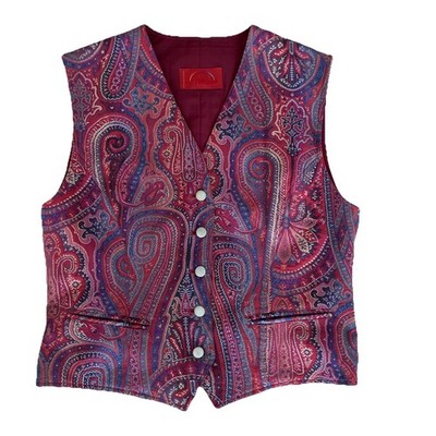 Bogner Weste Damen Paisley elegant Muster Größe S 36 38