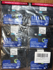 6 Pack Labelife White Laminated Label Tape 12mm x .47" for Brother P Touch D600