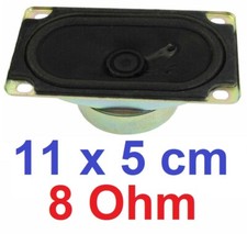 ALTOPARLANTE RICAMBIO RETTANGOLARE 11 X 5 CM COASSIALE casse acustiche tv radio