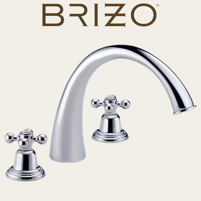Brizo Delta Providence Classic Roman Tub Faucet Cross Handles