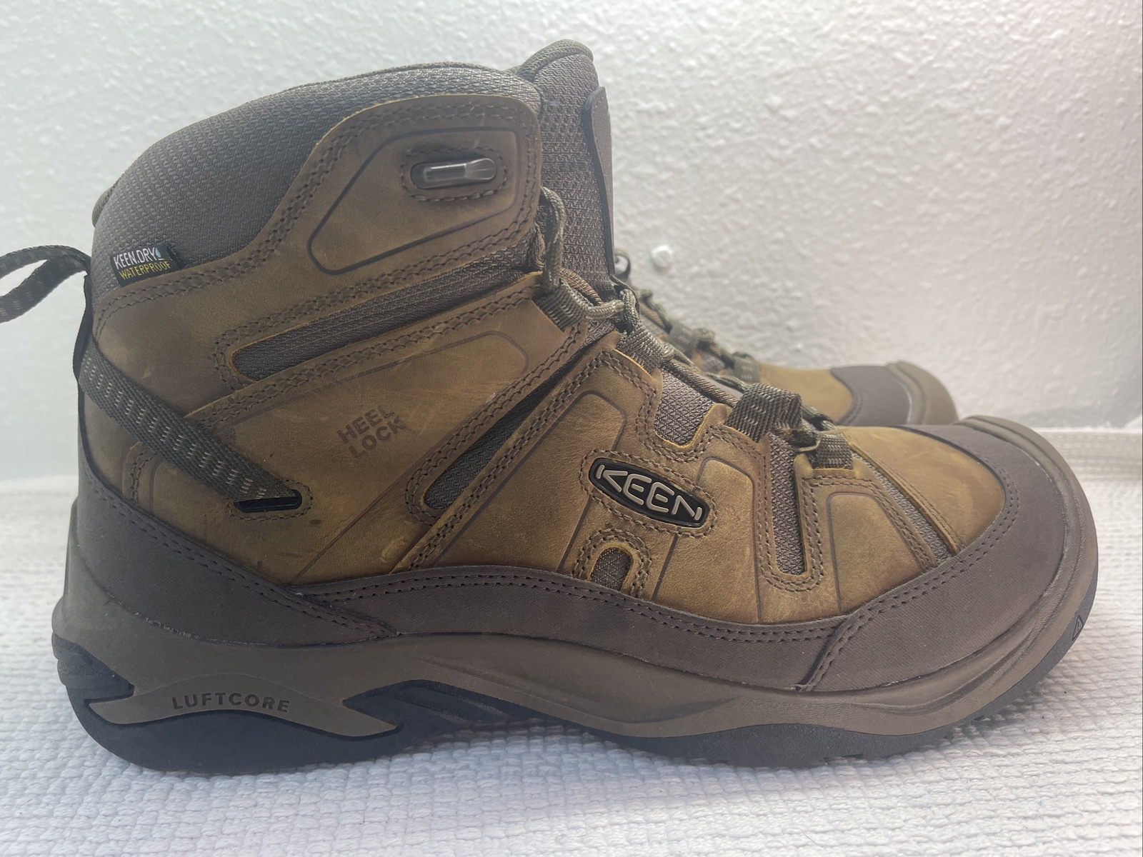 Stivali casual marroni Keen Circadia da uomo marroni 1026769 taglia 13