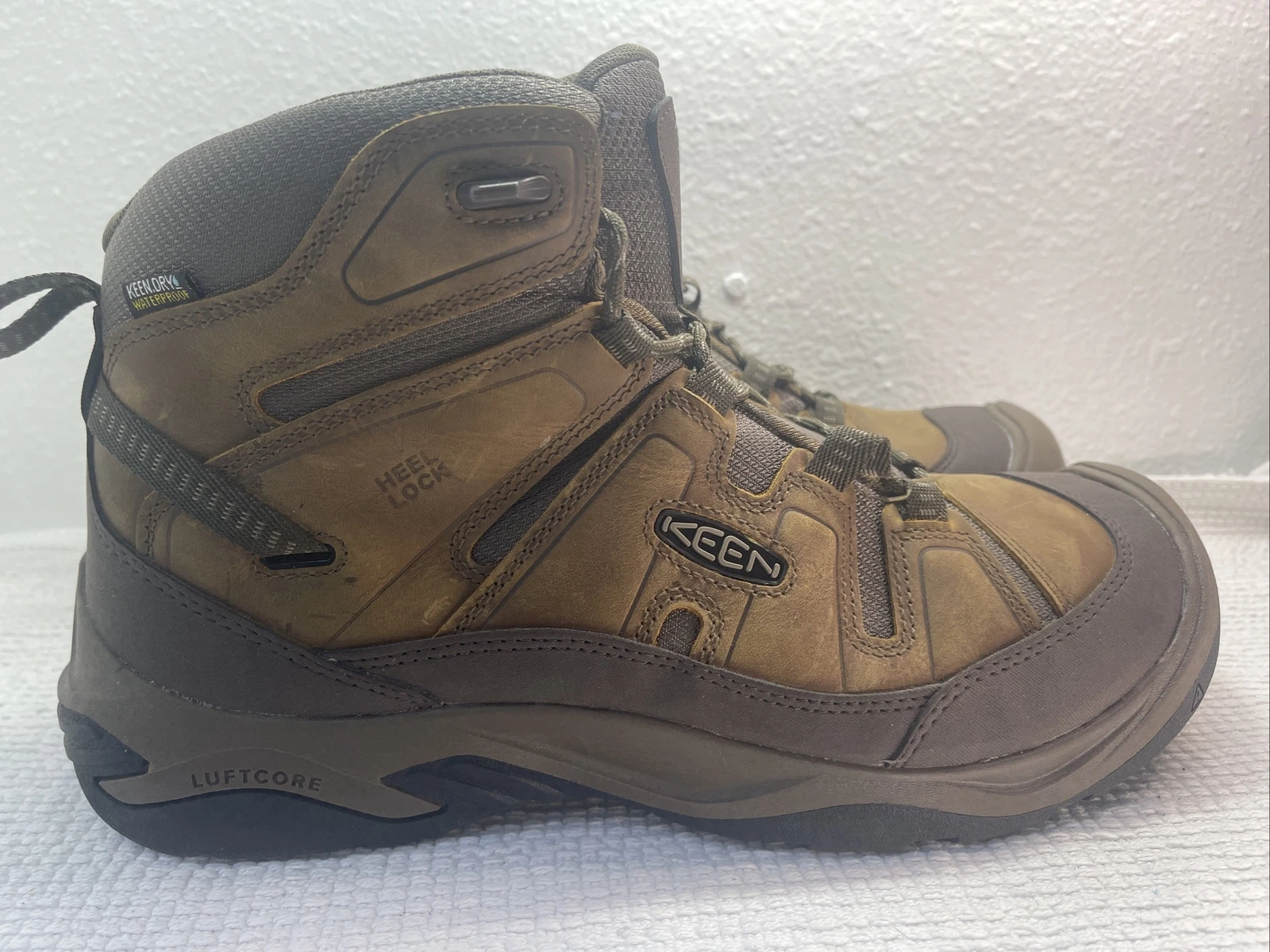 Keen Circadia Mid Waterproof Hiking Mens Brown Casual Boots 1026769 Size 13