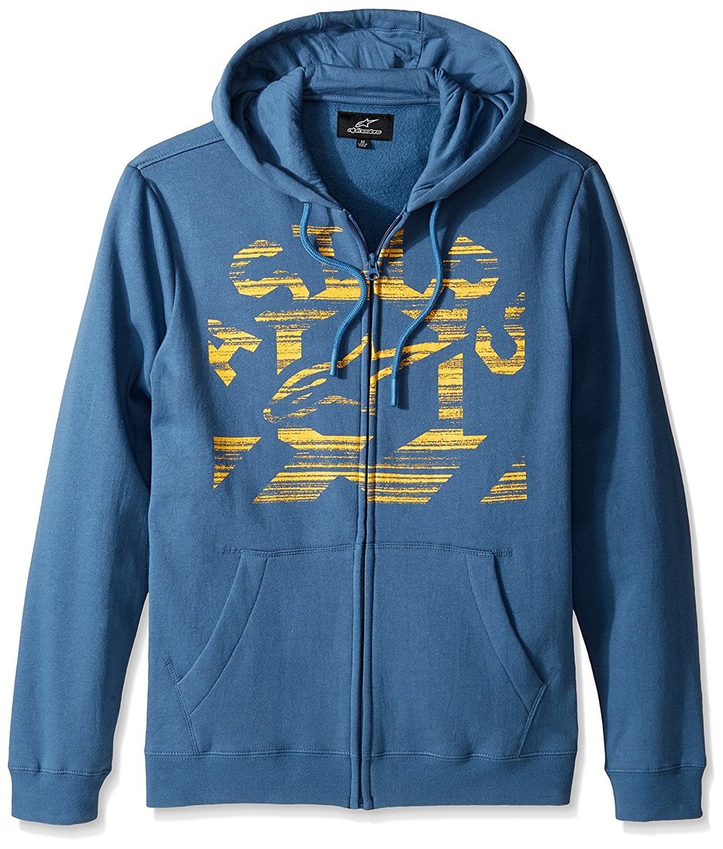 Alpinestars Haze Fleece Hoody (M) Blue | eBay