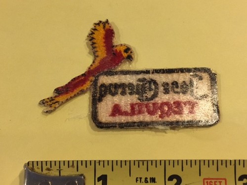 JOSE CUERVO TEQUILA EMBROIDERED STICK-ON WHISKEY LIQUOR TROPICAL PARROT PATCH ! - Picture 2 of 2