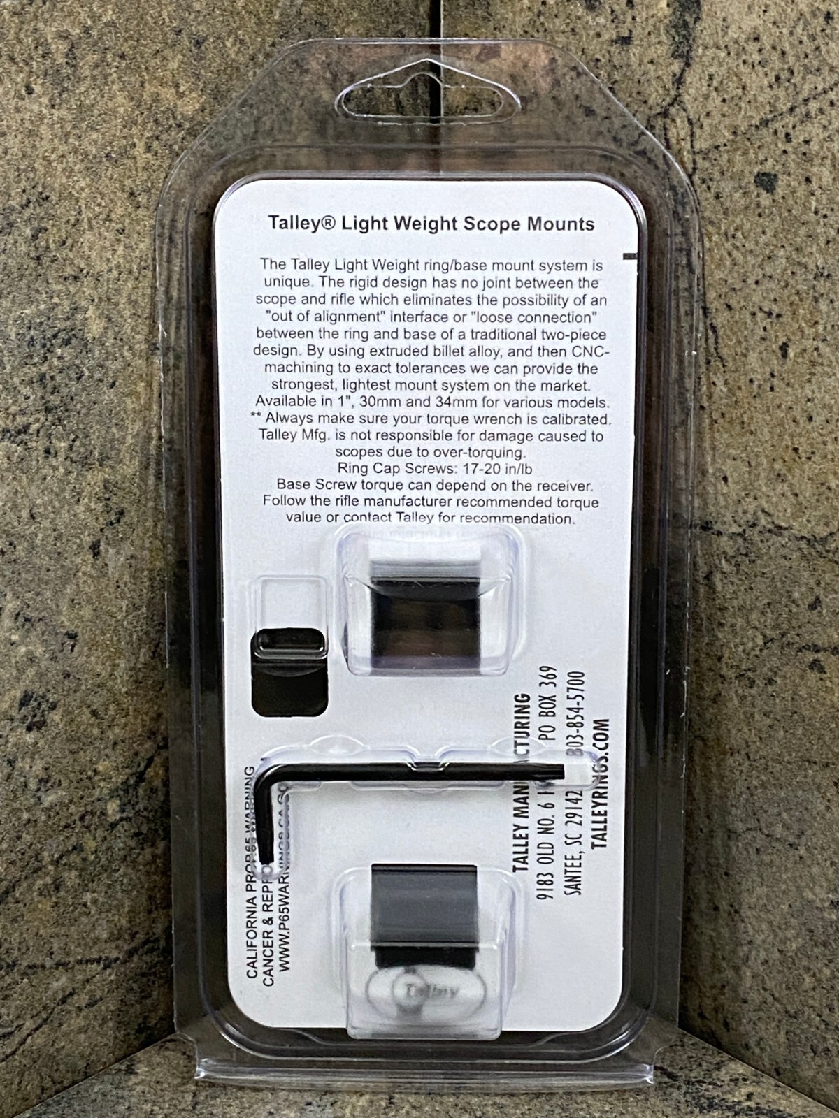 Talley Scope Mounts for Howa 1500 & Weatherby Vanguard 34mm Diameter, Med eBay