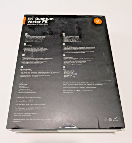 EK-Quantum Vector FE RTX 3080 D-RGB - Silver Special Edition, GPU Block - Photo 2/4
