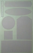 Mrs Grossman Textured Tags MAUVE-ELOUS  Stickers Vintage retired 2003