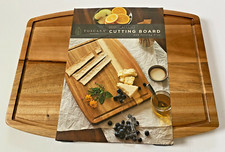 Picnic Time Toscana Ovale-Acacia Cutting Board and Serving Tray - NEW