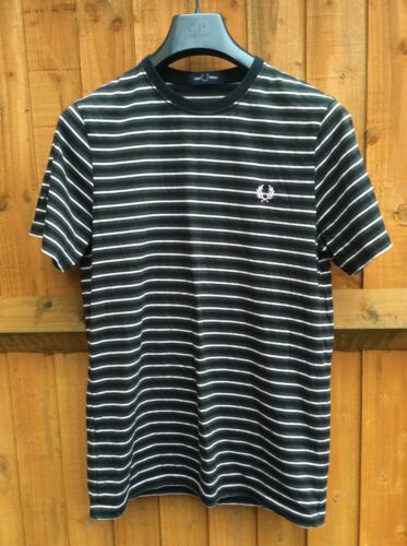 FRED PERRY Striped T-Shirt | S | Excellent condition - Picture 3 of 8