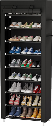 Organizador de zapatos de 9 niveles, estado para zapatos portátil - Imagen 9 de 12