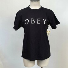 Obey Women's Sustainable T-Shirt Novel 2 Black Size S NWT Shepard Fairey