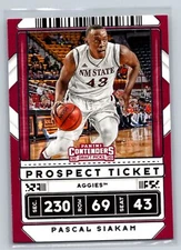 2020 Panini Contenders Draft Picks #17b Pascal Siakam