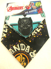 Marvel Avengers 2pk Bandana Wakanda Forever Black Panther NEW 17.5 X 17.5 Inch