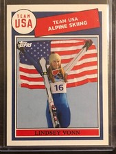 2018 Topps Throwback Thursday TBT #31 Lindsey Vonn Team USA