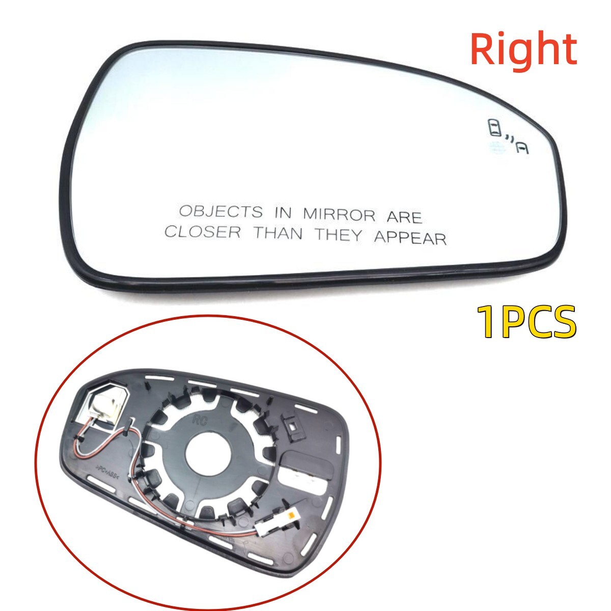 Espejo Retrovisor Lateral Derecho Calefactado Para Ford Fusion X 732128