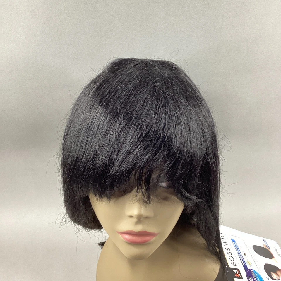 Парик MH1302 Olinda влажный и волнистый #Natural черный 100% необработанные человеческие волосы - Изображение 3 из 4