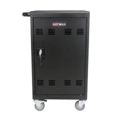Mobile Charging Cart Station for Tablet and Laptop Computer with Power Strip