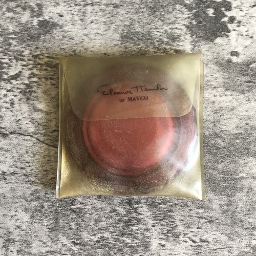 Vintage Eleanor Hamlin Of Mavco Compact Pink Red 1940s RARE! - Picture 9 of 9