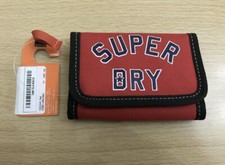 Superdry League Bi Fold Wallet - Red BNWT