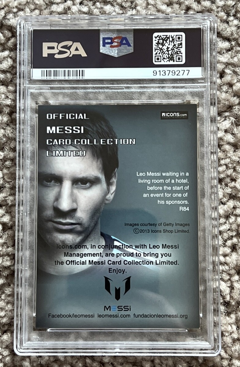 2013 Icons Official Lionel Messi Limited Collection #R84 - PSA 9
