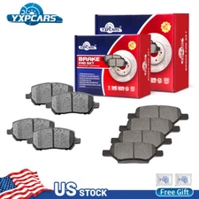 For Chevrolet Cobalt Pontiac G5 Pursuit Saturn Ion Front Rear Ceramic Brake Pads