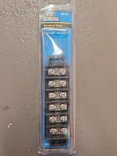 (LOT OF 7) New Ideal 89-206 Terminal Strip 6-Circuit, #8-32 Screw, 30A, 600V