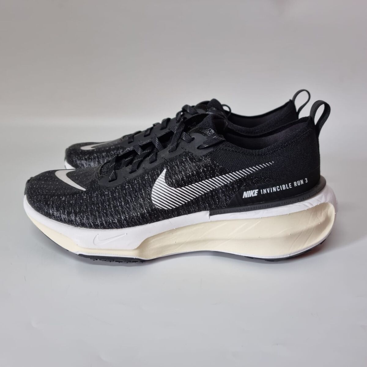 Nike ZoomX Invincible Run FK 3 Black White Gery Running Nike ZoomX Invincible Run FK 3 Black White Gery Running