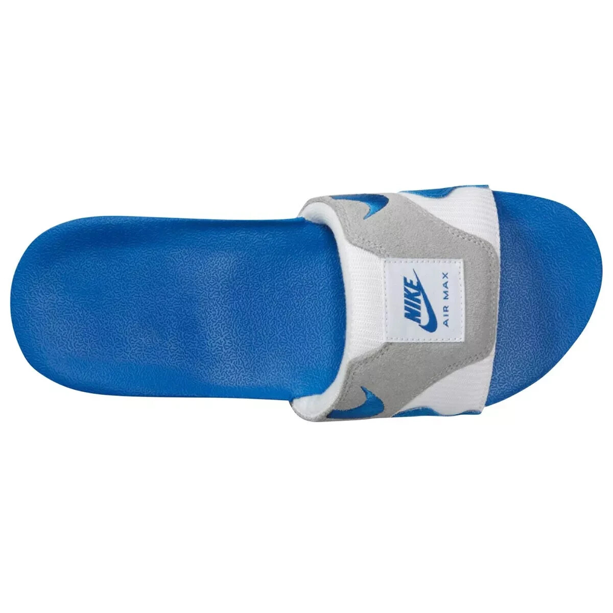 Nike Air Max 1 Slide Sandals Mens Size 15 Royal Blue White Gray
