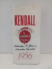 1956 Kendall Motor Oils Maintenance Diary Vintage Refining Bradford Pennsylvania