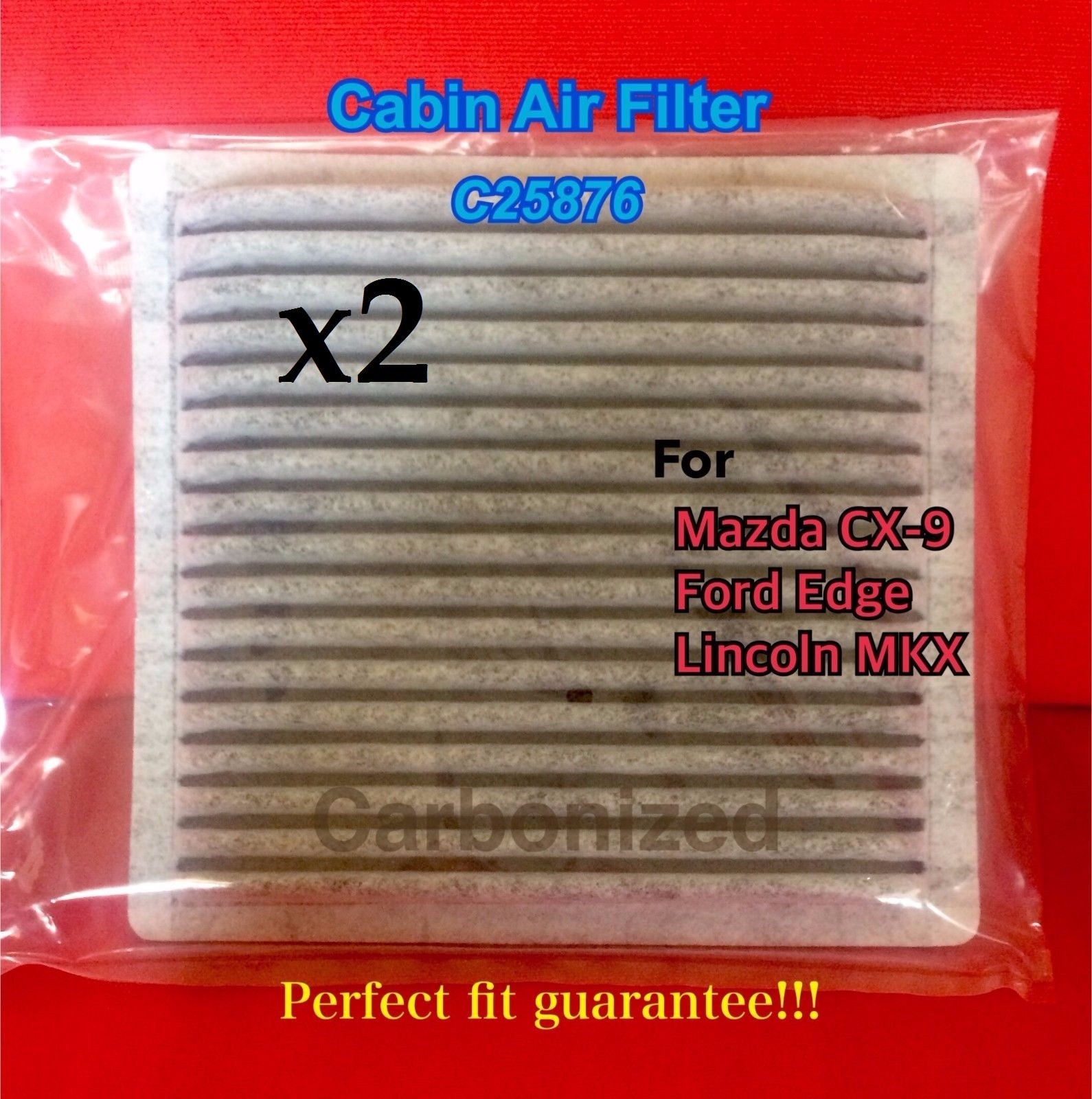 Filtro De Aire De Cabina Con Carbón Para Mazda CX-9 Ford