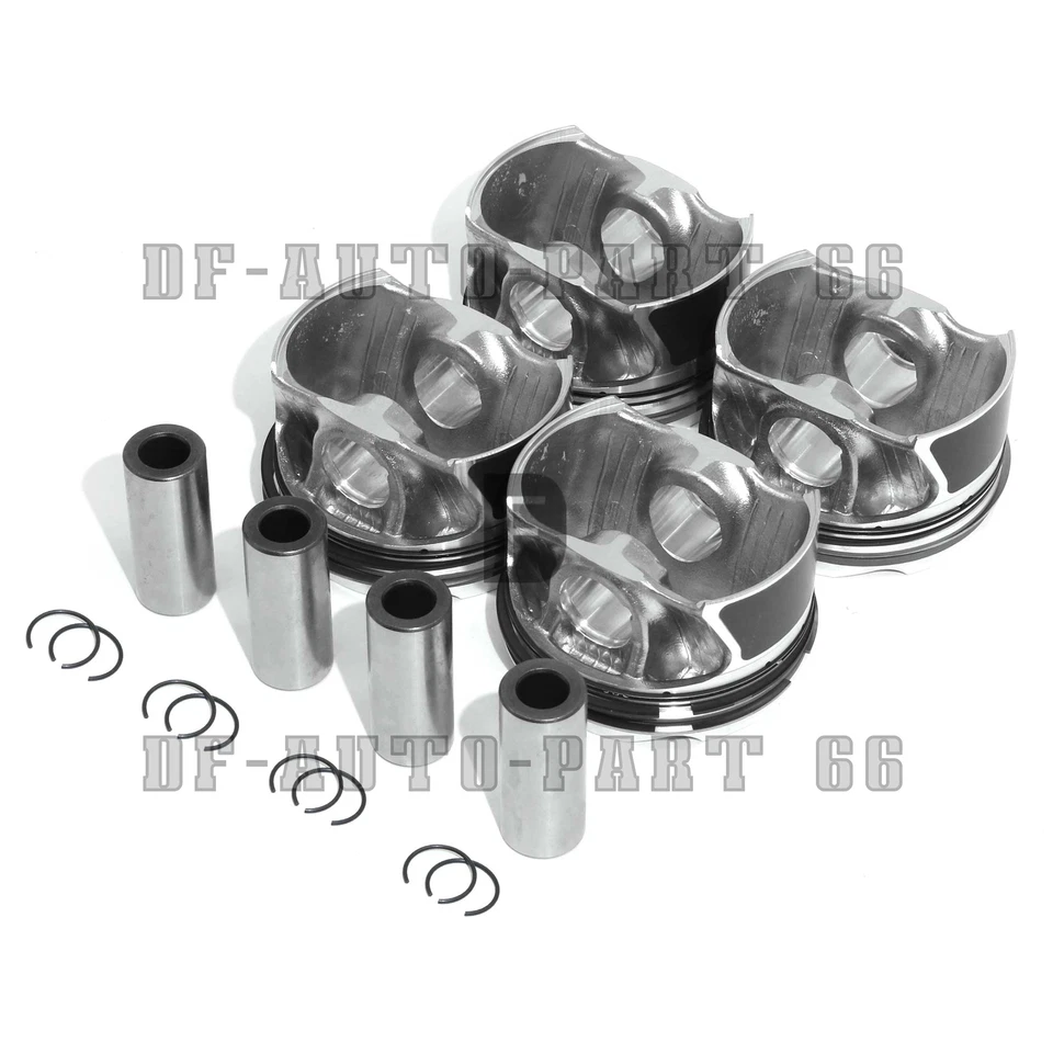 Juego de 4x pistones y anillos MAHLE CR 10.2 para BMW 330 430 F30 F32 F56 G20 G30 B46 B48 2.0 Foto 2 de 2