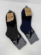 NORTHEAST OUTFITTERS ' COZY CABIN SOCKS ' MENS 8-12.5 ' ON THE RANGE ' MIXED LOT