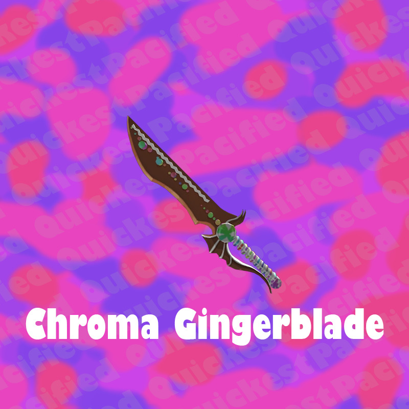 Chroma Gingerblade Murder Mystery 2 Roblox, Video Gaming, Gaming  Accessories, In-Game Products on Carousell