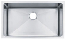 Fino Single 18 Gauge UM Stainless H4501SN 30W x 18D x 9H