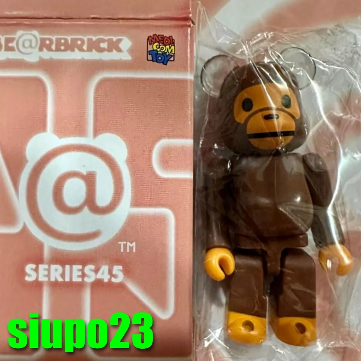 Medicom 100% Bearbrick ~ Series 45 Be@rbrick Secret 1:192 Bape Milo