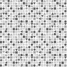 Playtime Flannel By Maywood Studio - Black Shapes F10694-J