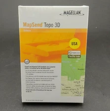 Magellan MapSend Topo 3D Software, 980611-09 Usa Version 1