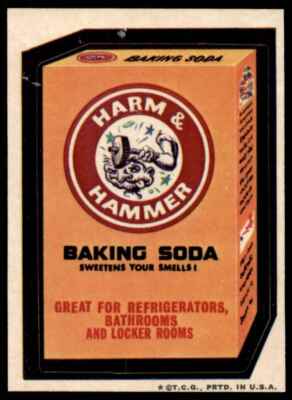 1973 Topps Harm & Hammer Wacky Packs