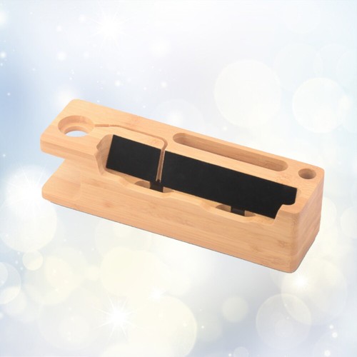 Bamboo and Wood Charging Base Charge Support Desktop Bracket Phone Dock Station - 第 2/11 張圖片