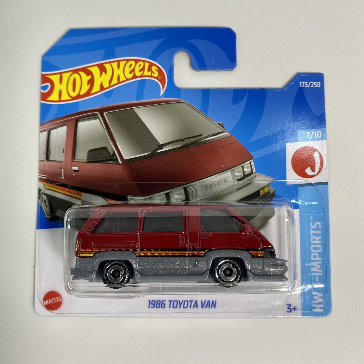 2022 Hot Wheels #173 HW J-Imports 1986 Toyota Van 1:64 Short Card
