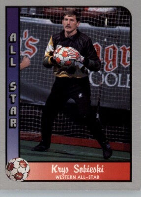 1990-91 Pacific MSL MISL  NASL NPSL - #198 All-Star - Krys Sobieski