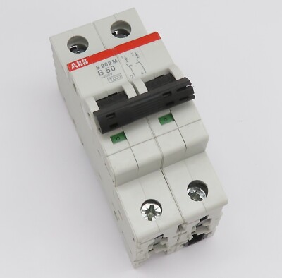 ABB S202M-B50 Sicherungsautomat Leitungsschutzschalter B50 50A 10kA 2-polig
