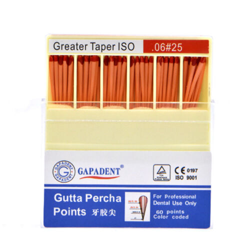 Dental Endodontic Gutta Percha Points 60 Endo Root Canal 0.06 Taper #15 #20 #25 - Picture 10 of 25