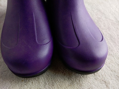 Bogs Neo-Classic Mid Rain Boots Youth 2 33 Purple Pull On Handles Floral - 第 4/11 張圖片