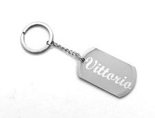 Men Women Stainless Steel Keychain With Name Custom Nickname
