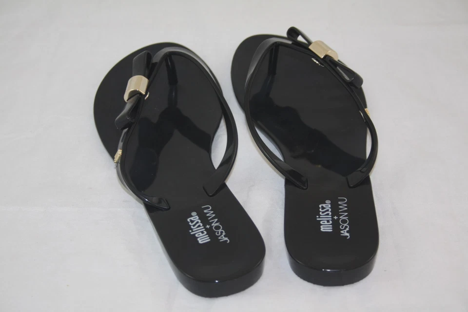 WMN'S 31699 MELISSA HARMONIC+JASON WU IV 01003 BLACK THONG SANDAL - Image 4 of 4