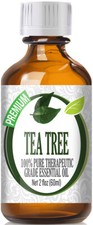 Tea Tree Essential Oil 100 Pure  Natural Glass Bottle  Euro Dropper