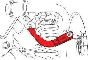 KIT INCLINACIÓN BRAZO CONTROL TRASERO AJUSTABLE SPC FORD FUSION MKZ 67680 (1 LADO) Foto 2 de 2