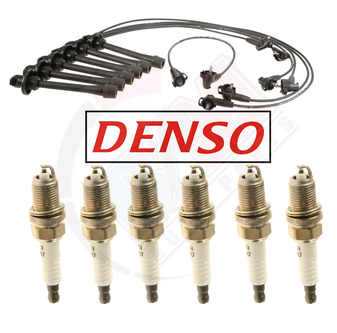 DENSO Spark Plug & Wires 93-97 for Toyota Land Cruiser FZJ80 96-97